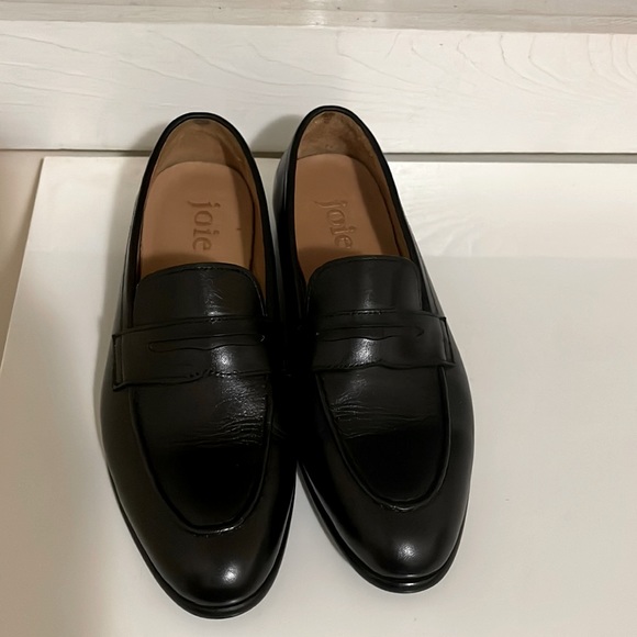 Joie Shoes - Joie Black Leather Loafers